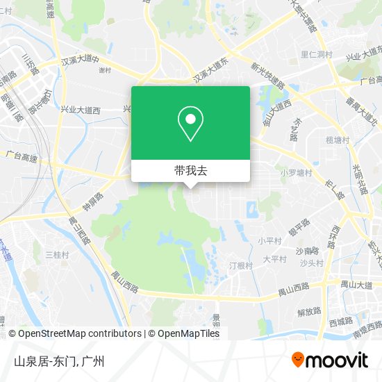 山泉居-东门地图