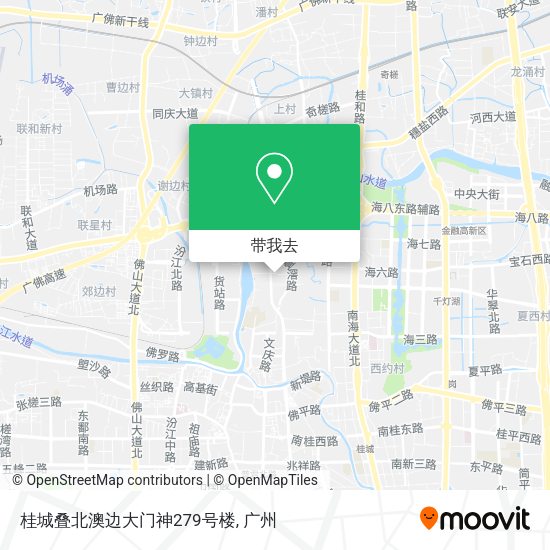 桂城叠北澳边大门神279号楼地图