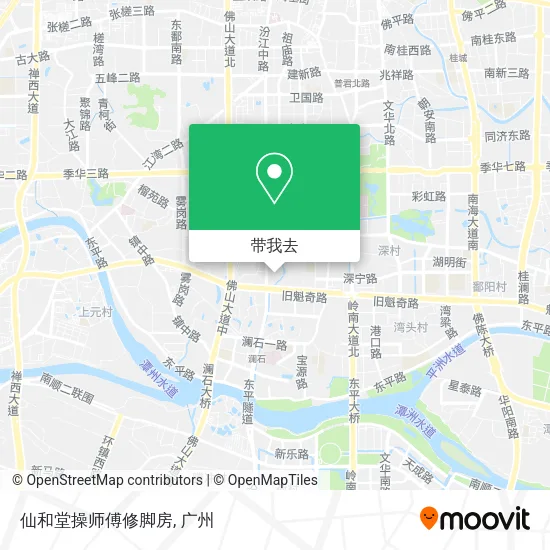 仙和堂操师傅修脚房地图