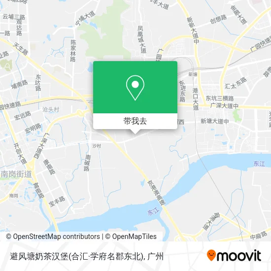 避风塘奶茶汉堡(合汇·学府名郡东北)地图