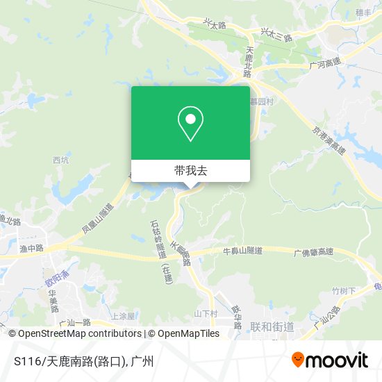 S116/天鹿南路(路口)地图