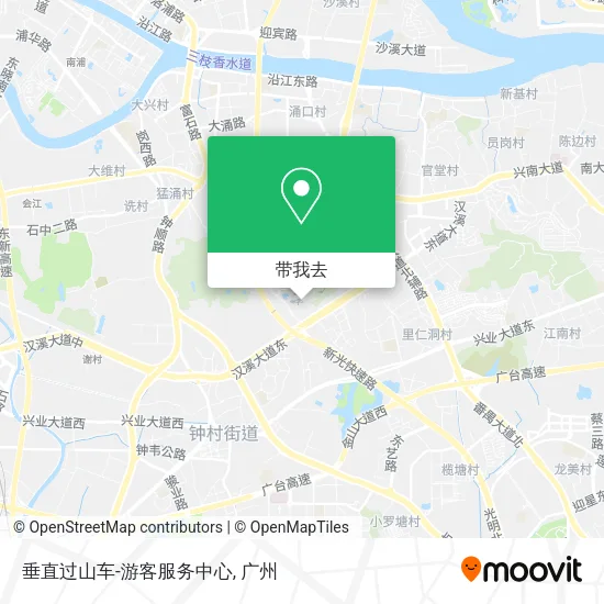 垂直过山车-游客服务中心地图