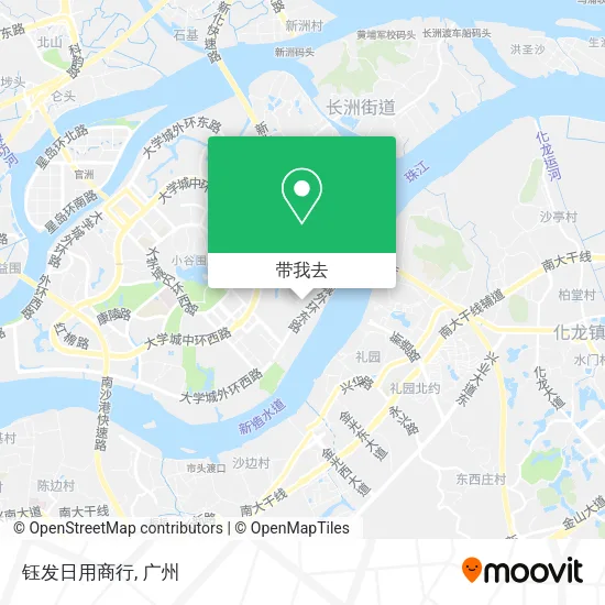 钰发日用商行地图