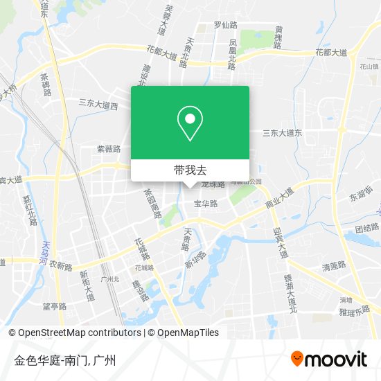 金色华庭-南门地图