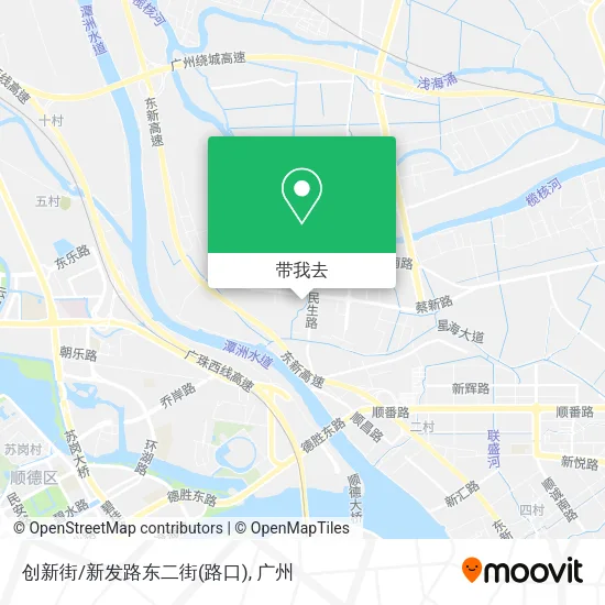 创新街/新发路东二街(路口)地图