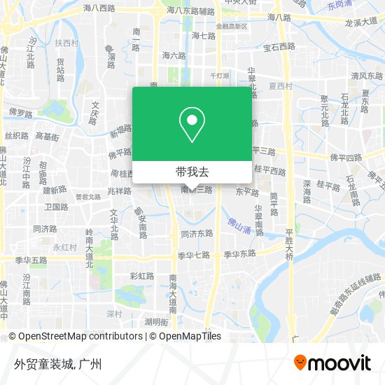 外贸童装城地图