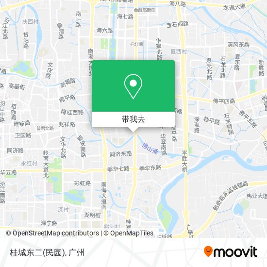 桂城东二(民园)地图
