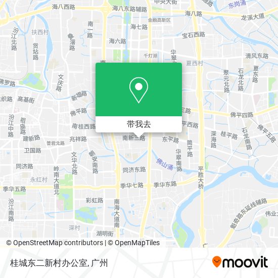 桂城东二新村办公室地图