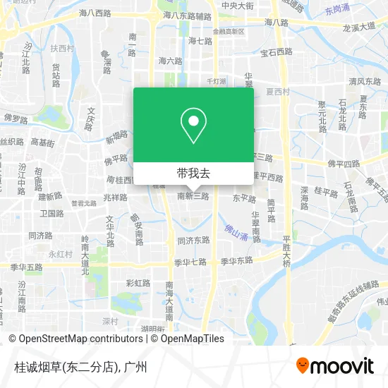 桂诚烟草(东二分店)地图