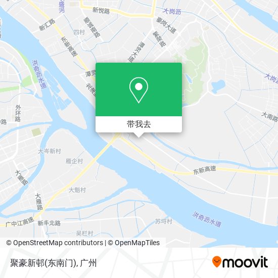 聚豪新邨(东南门)地图