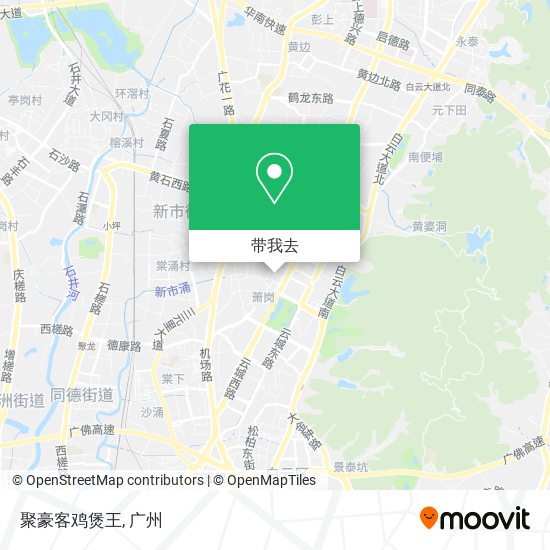 聚豪客鸡煲王地图