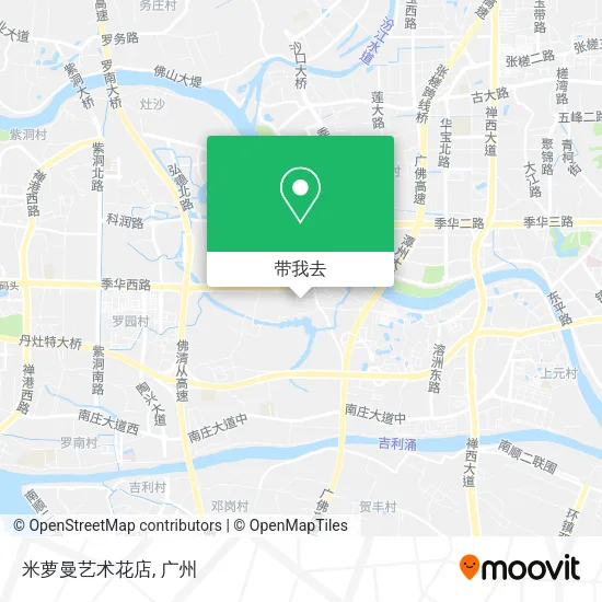 米萝曼艺术花店地图