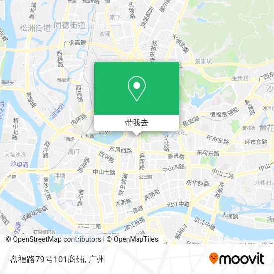 盘福路79号101商铺地图
