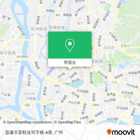 荔珊天富鞋业写字楼-A座地图