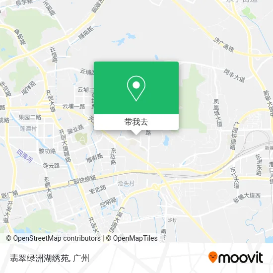 翡翠绿洲湖绣苑地图