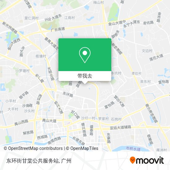 东环街甘棠公共服务站地图