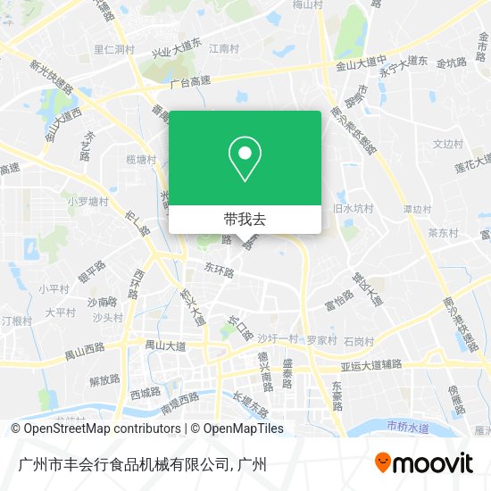 广州市丰会行食品机械有限公司地图