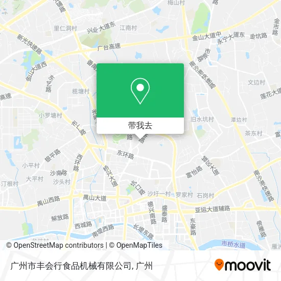 广州市丰会行食品机械有限公司地图