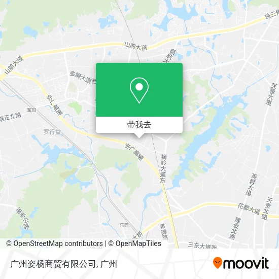 广州姿杨商贸有限公司地图