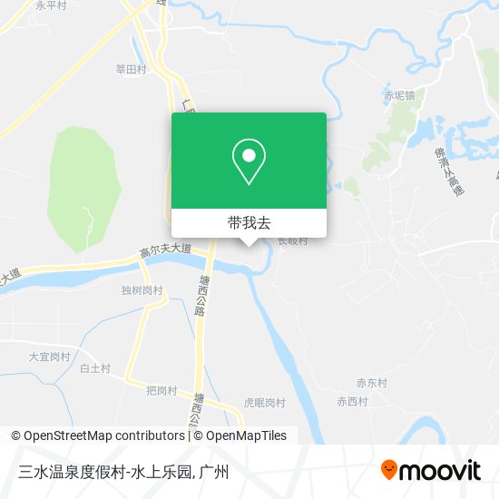 三水温泉度假村-水上乐园地图