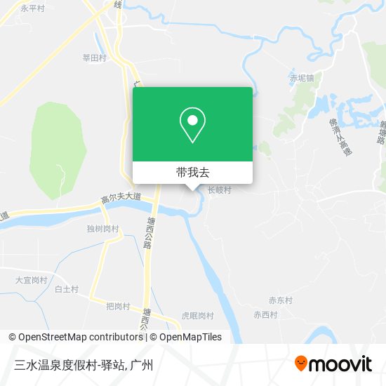 三水温泉度假村-驿站地图