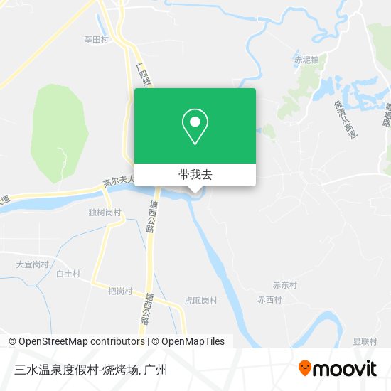 三水温泉度假村-烧烤场地图