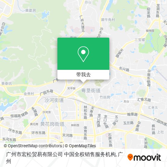 广州市宏松贸易有限公司 中国全权销售服务机构地图