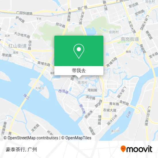 豪泰茶行地图