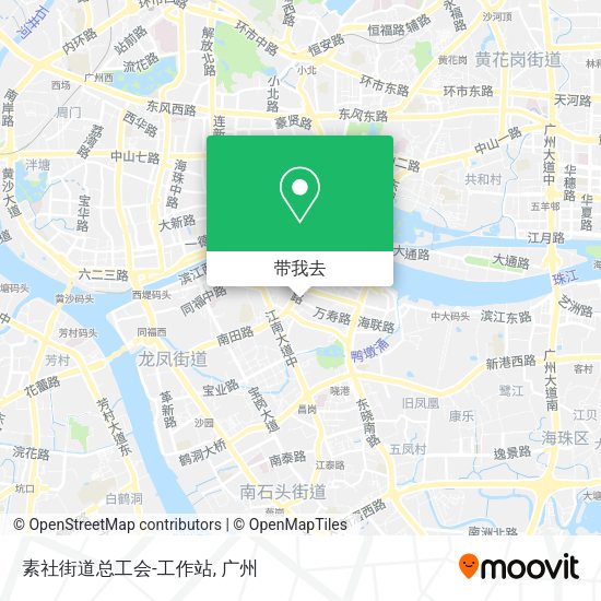 素社街道总工会-工作站地图