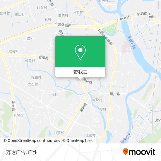 万达广告地图