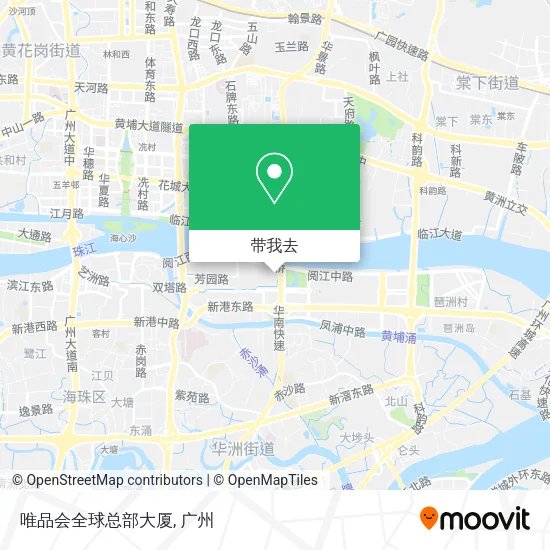 唯品会全球总部大厦地图