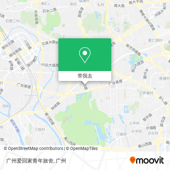 广州爱回家青年旅舍地图