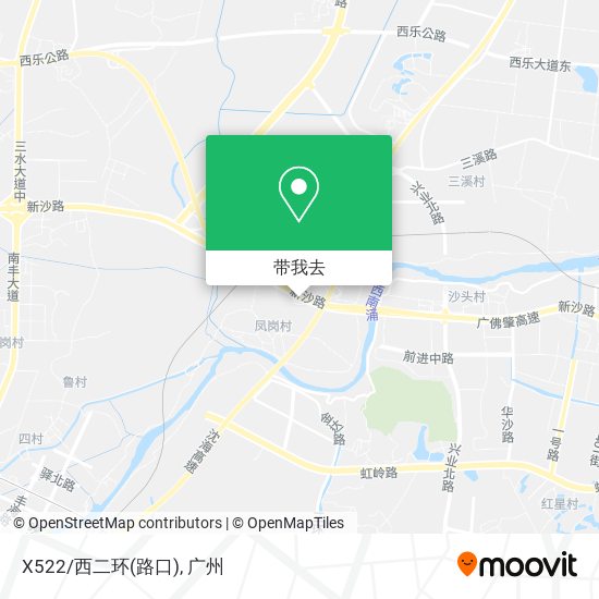 X522/西二环(路口)地图