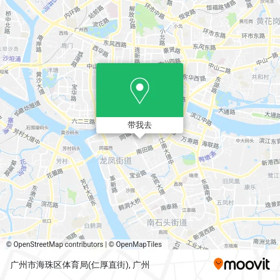 广州市海珠区体育局(仁厚直街)地图