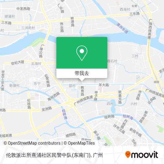 伦敦派出所熹涌社区民警中队(东南门)地图