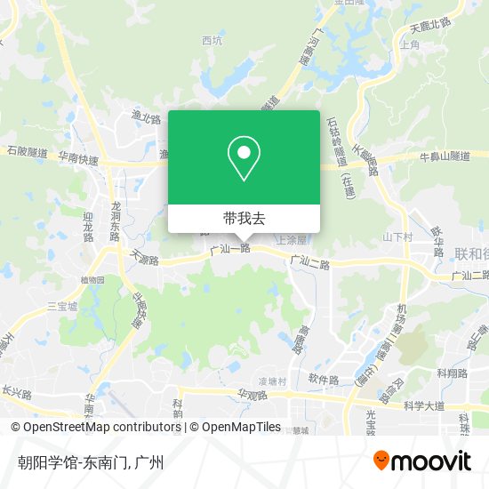 朝阳学馆-东南门地图