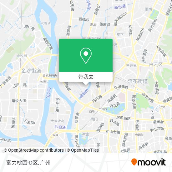 富力桃园-D区地图