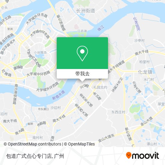 包道广式点心专门店地图
