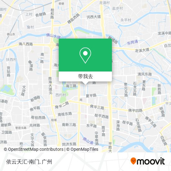依云天汇-南门地图