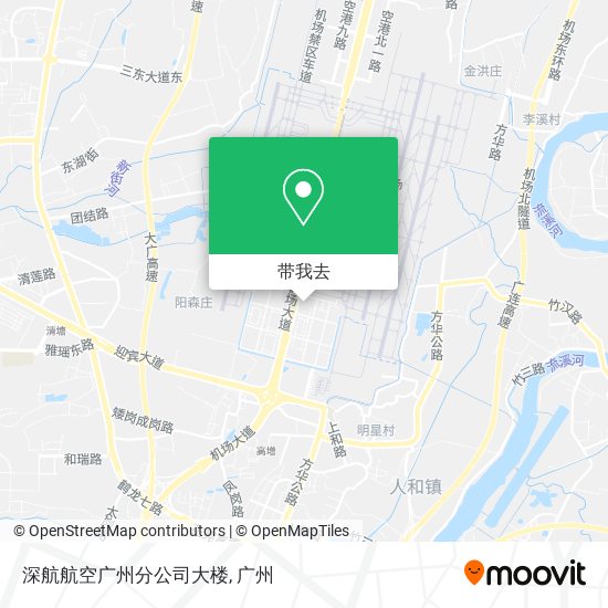 深航航空广州分公司大楼地图