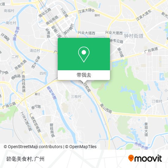 碧毫美食村地图