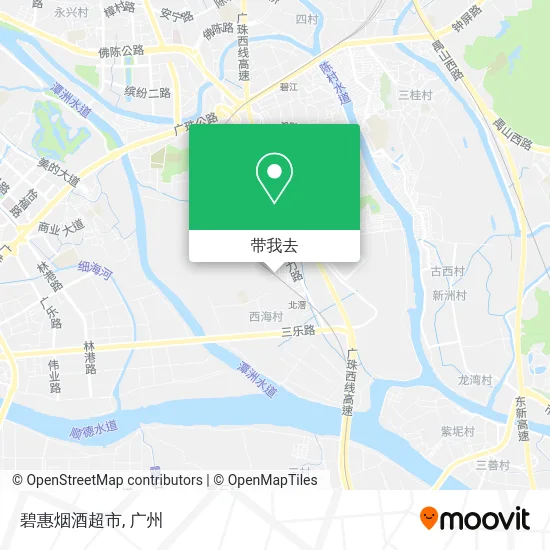 碧惠烟酒超市地图