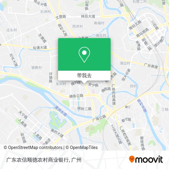 广东农信顺德农村商业银行地图