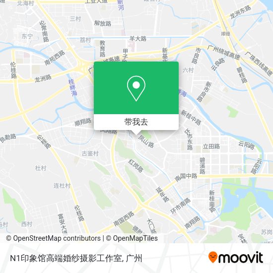 N1印象馆高端婚纱摄影工作室地图
