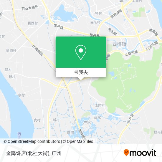 金懿饼店(北社大街)地图