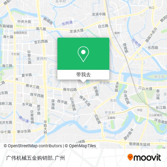 广伟机械五金购销部地图