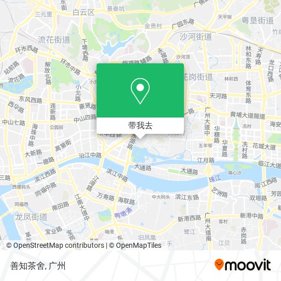 善知茶舍地图
