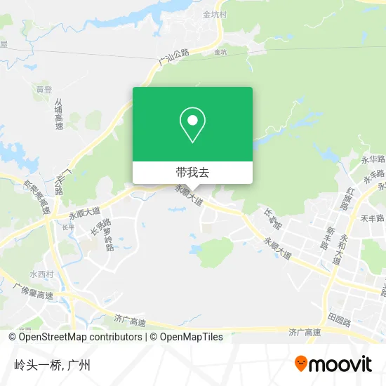 岭头一桥地图