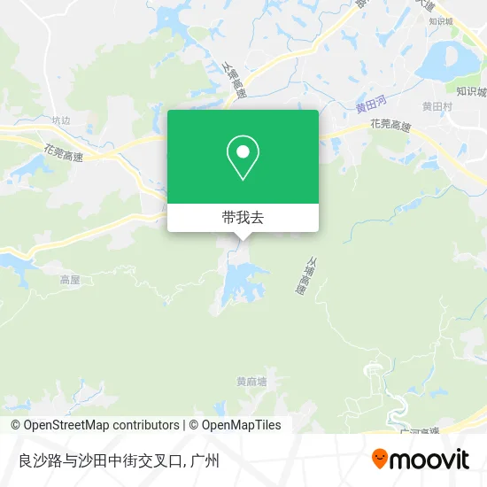 良沙路与沙田中街交叉口地图