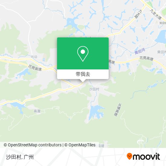 沙田村地图